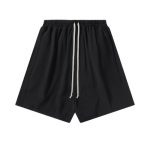 Rick Owens Black Shorts