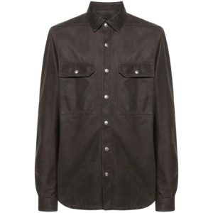 Rick Owens Leather Shirt